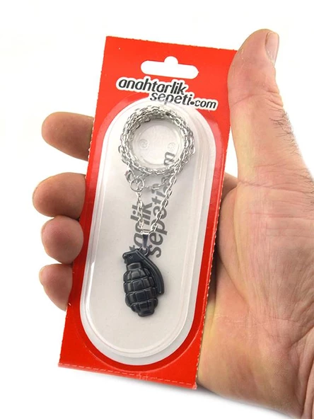 El Bombası - Grenade - Kolye - Mat Siyah - 6