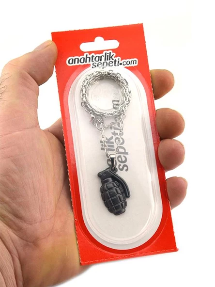 El Bombası - Grenade - Kolye - Mat Siyah - 2
