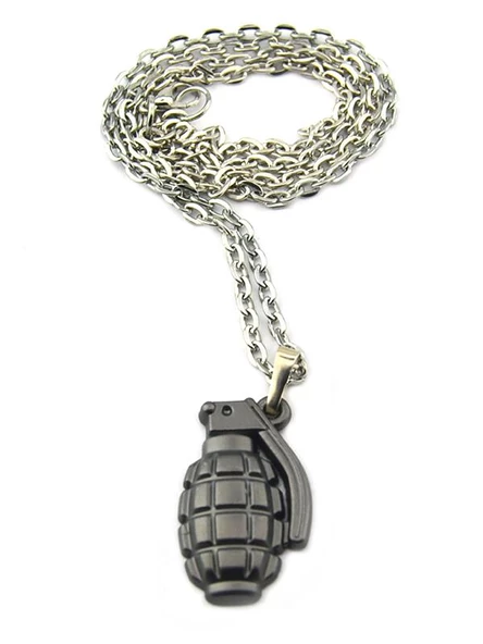 El Bombası - Grenade - Kolye - Mat Siyah - 9