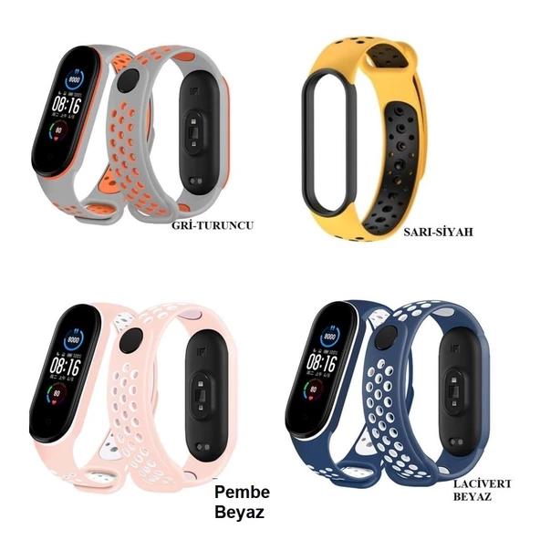 Xiaomi Mi Band 7 Kordon Delikli Spor Kordon - 2