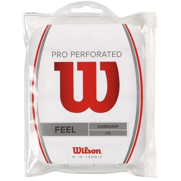 Wilson Pro Perforated 12'li Tenis Gribi Beyaz wrz4006wh