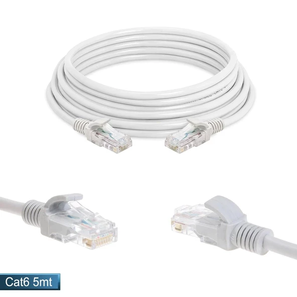 Cat6 Patch Network Ethernet Kablo 5 Metre