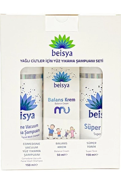 Beisya Yağlı Ciltler Için Yüz Yıkama Şampuanı Seti - Resim 2