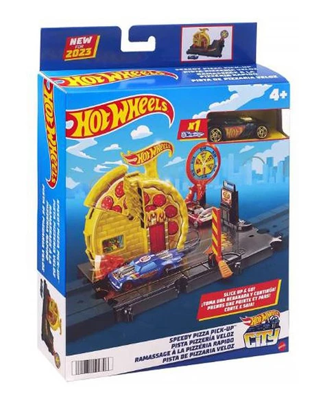 Hot Wheels Gösteri Dünyası Speedy Pizza Up Oyun Seti HKX44