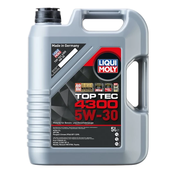 Liqui Moly Top Tec 4300 5W30 Motor Yağı (1 Litre) - 2323