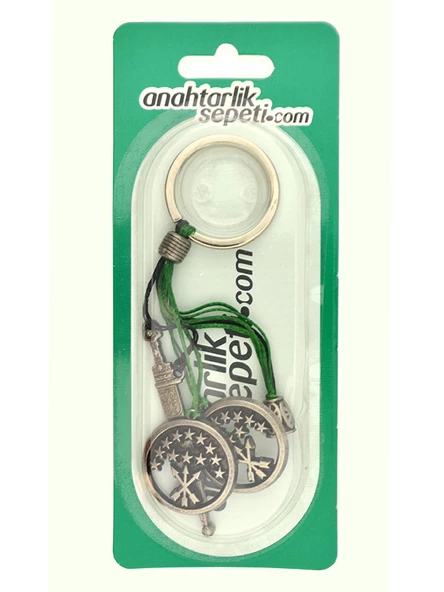 Salkım Anahtarlık - Adige Bayrak Akordiyon Kama - Resim 9