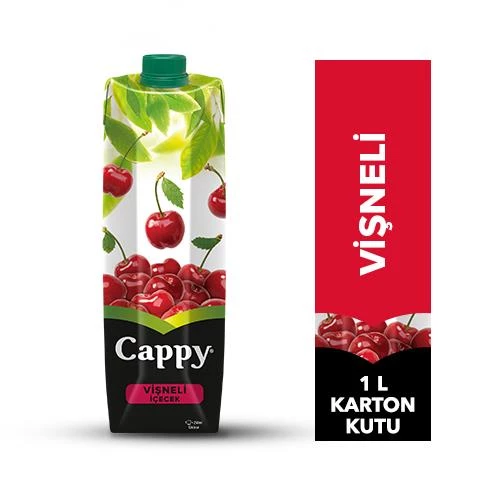 Cappy Vişne Meyve Suyu 1 Lt. (12'li)