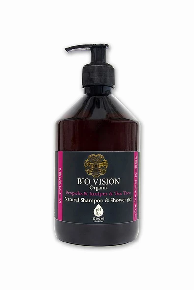 Bio Vision Organic Propolis Ardıç Çay Ağacı Şampuan 500ml