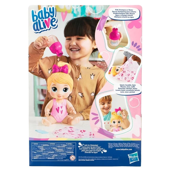F9119 Baby Alive Şampuan Sevgisi Sarışın Bebek +3 yaş - 4