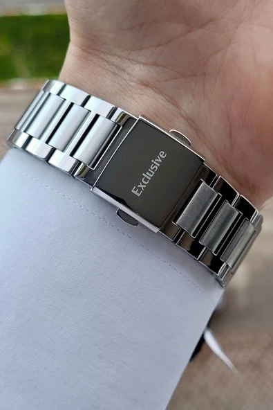 Daniel Klein DKISTE984 Kadranı Yeşil Kordonu Gümüş Renk İç Göstergeleri Aktif Erkek Kol Saati - Resim 5