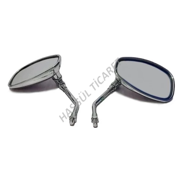 HSGL MOTORSİKLET KT 125 KARE TAKIM KROM AYNA - 2