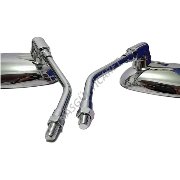 HSGL MOTORSİKLET KT 125 KARE TAKIM KROM AYNA - 3