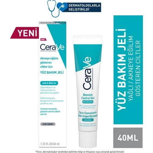 Cerave Akneye Eğilimli Ciltler İçin Yüz Bakım Jeli 40 ml