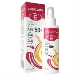 Capicade SPF50+ Güneş Koruyucu Krem Kuru Ciltler İçin 100 ml