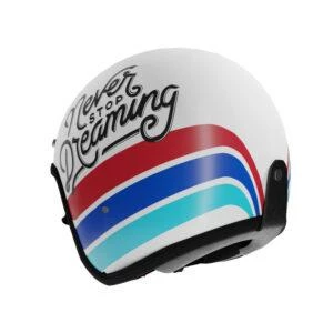 Shiro SH-7303 Jet&Cafe SH-SAGA Dreaming 2 Açık Motosiklet Kaskı Güneş Vizörlü L Beden - 4