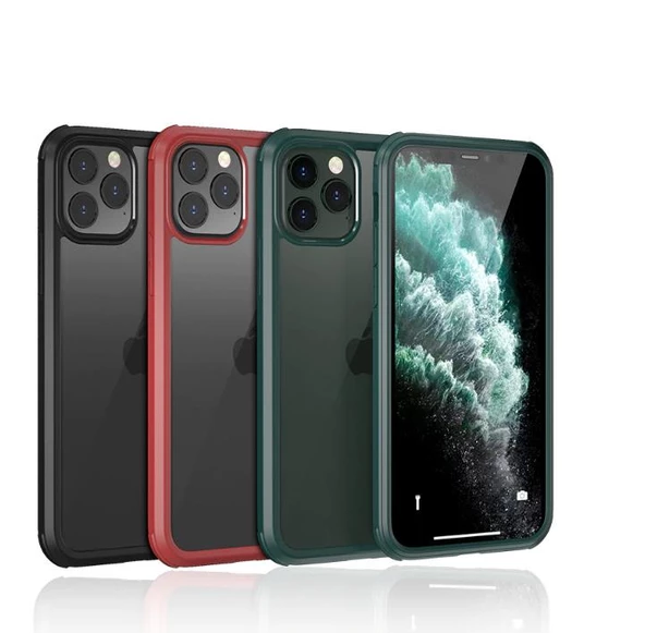 iPhone 11 Pro Max 9H Full Cam 360° Kamera Koruma Tam Koruma Kılıf - 6
