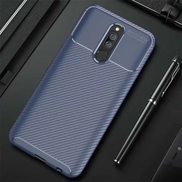 Xiaomi Redmi 8 Elde Kaymayan Kamera Korumalı Kılıf - Resim 4