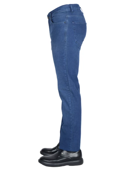 Cengiz İnler 5 Cep Düğmeli Regular Fit Erkek Kot Pantolon - 8