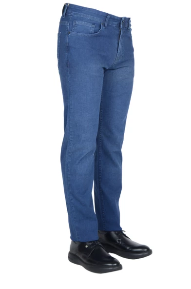 Cengiz İnler 5 Cep Düğmeli Regular Fit Erkek Kot Pantolon - 11