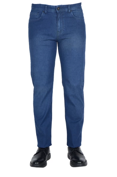 Cengiz İnler 5 Cep Düğmeli Regular Fit Erkek Kot Pantolon - 6