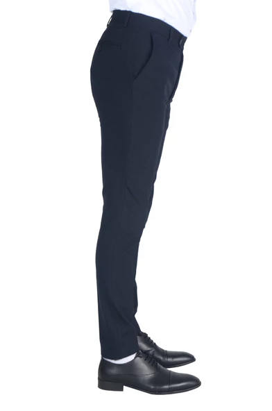 Cengiz İnler Düz Kumaş Erkek Slim Fit Pantolon - 9