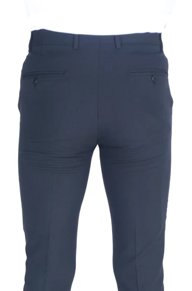 Cengiz İnler Düz Kumaş Erkek Slim Fit Pantolon - 11