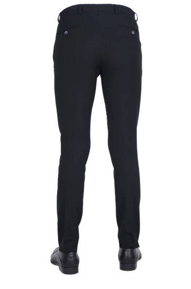 Cengiz İnler Düz Slim Fit Erkek Kumaş Pantolon - 3