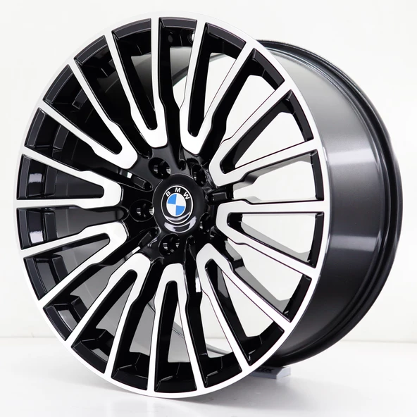 R1 Wheels 20 inç 5*120 ET38 Parlak Siyah Jant Takımı (J-1408)