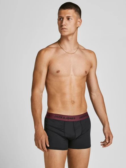 Jack Jones Flower Mıcrofıber 3 Lü Paket Erkek Boxer 12194284 - 4