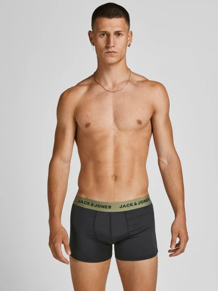 Jack Jones Flower Mıcrofıber 3 Lü Paket Erkek Boxer 12194284 - 5