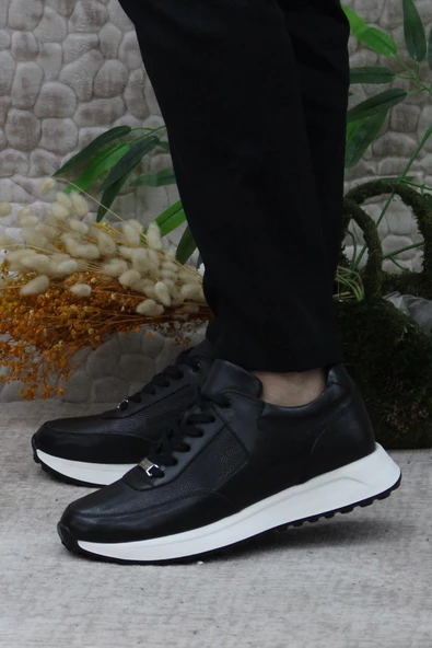 Pierre Cardin 63568 Siyah Orijinal Ürün İç Ve Dış Hakiki Deri Erkek Ayakkabı - 3