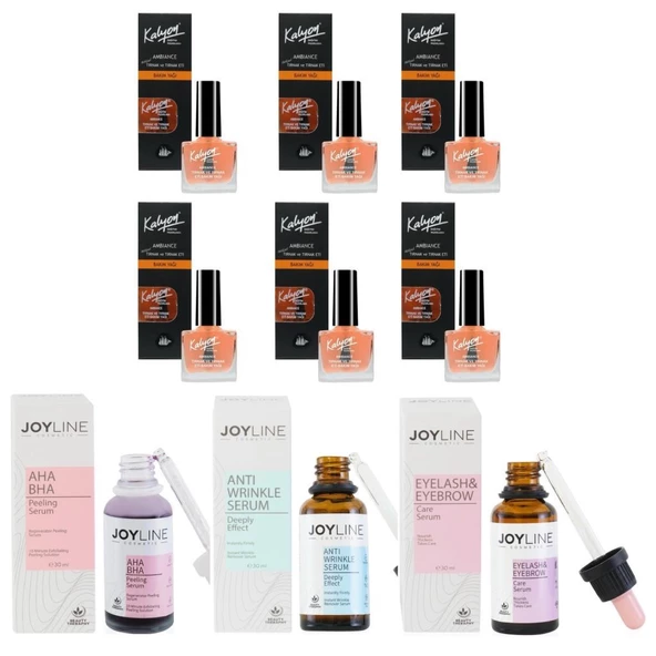 Kalyon Tırnak Bakım Yağı 6 Adet+Joy Line 3'Lü Set