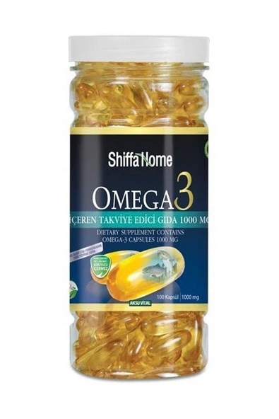 Omega 3 Balık Yağı 1000 mg X 100 Kapsül