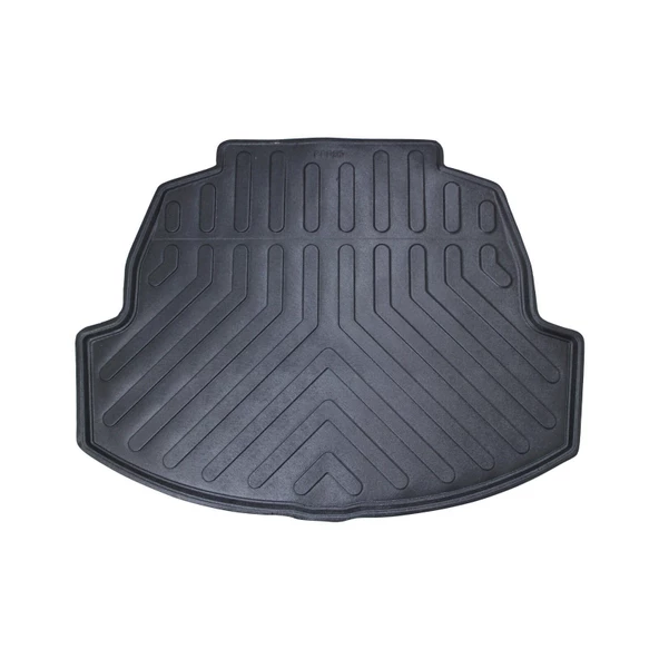 Rizline Toyota Corolla Sedan 2019+ 3D Havuzlu Paspas ve Bagaj Havuzu Siyah - Resim 2