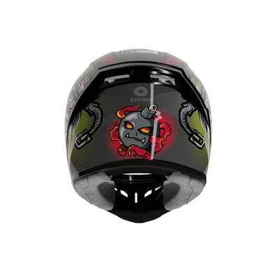 Shiro SH-870 Fighter Wild dog Full Face Motosiklet Kaskı + Iridium Vizör  XL- Beden - 3