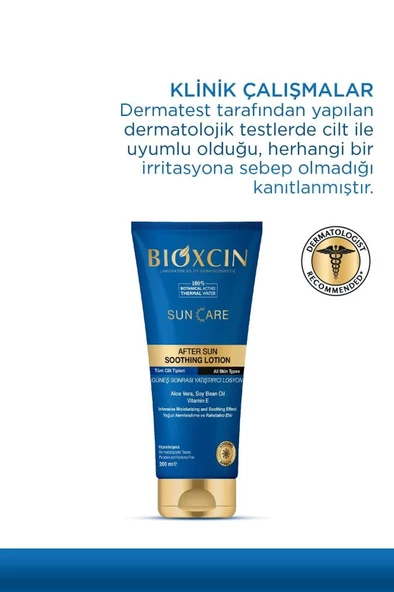 Bioxcin Sun Care Güneş Sonrası Krem 200 Ml - Yatıştırıcı Nemlendirici Koruyucu Aloe Vera Soya Yağı Vitamin E - 4