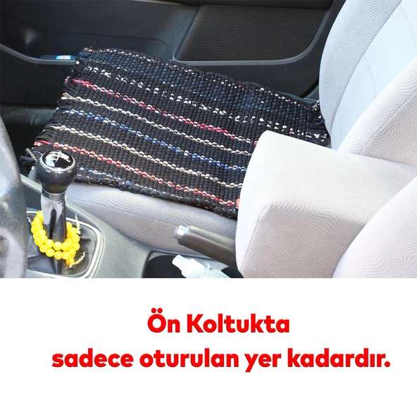 Otomobil Araba Araç Koltuk Koruma Kilim Minder 3 Lü Küçük Set Terlemeyen Örtü Tüm Araç Uyumlu - 2