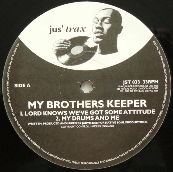 My Brothers Keeper – Lord Knows We've G-ot Some Attitude House Vinly Plak alithestereo