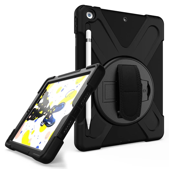 Apple iPad Pro 11 1. Nesil Kılıf Defender Askılı Zırhlı Tank Case A1980 A2013 A1934 A1979 - 9