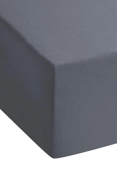 3 Adet Düz Pamuklu Tek Kişilik 120 x 200 x 30 cm Lastikli Penye Çarşaf - 6
