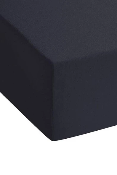 2 Adet Düz Pamuklu Tek Kişilik 120 x 200 x 30 cm Lastikli Penye Çarşaf - 3