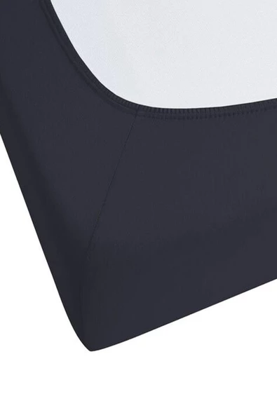 2 Adet Düz Pamuklu Tek Kişilik 120 x 200 x 30 cm Lastikli Penye Çarşaf - 4