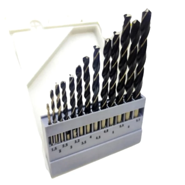 Matkap Uçları 13 Parça Profesyonel Set Metal Delme Matkap Ucu - 3