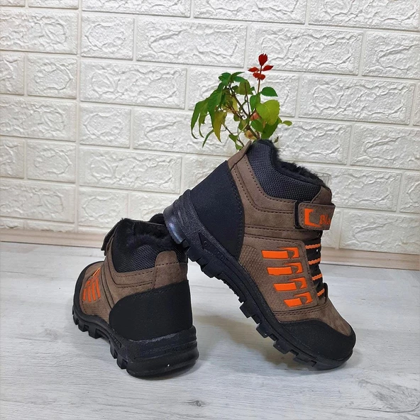 Black Sea 542 Vizon Kürklü Fermuarlı Cırtlı Erkek Çocuk Bot - 2