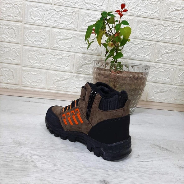 Black Sea 542 Vizon Kürklü Fermuarlı Cırtlı Erkek Çocuk Bot - 4