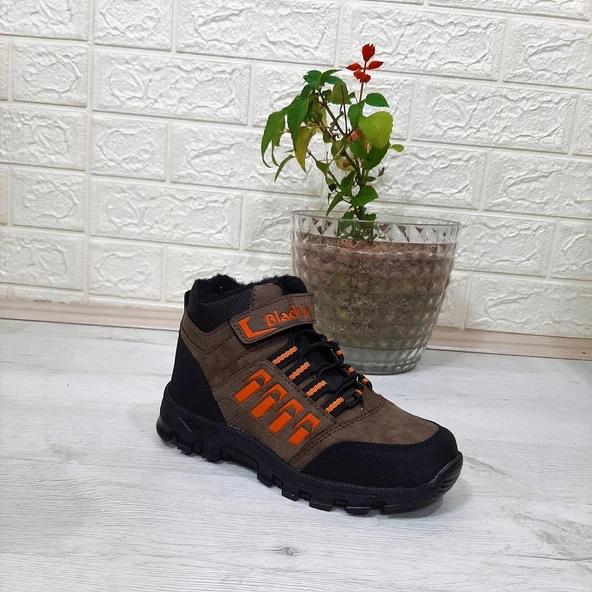 Black Sea 542 Vizon Kürklü Fermuarlı Cırtlı Erkek Çocuk Bot - 3