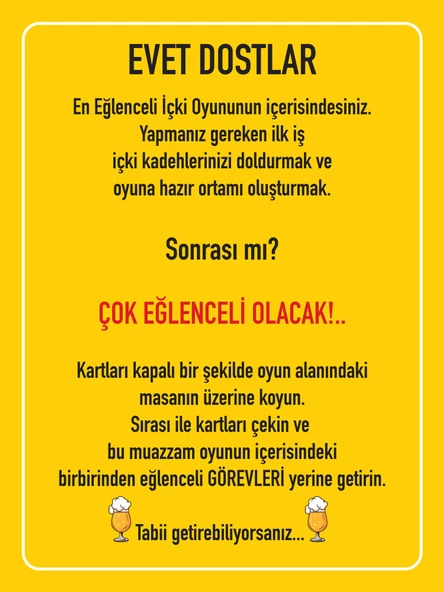En Eğlenceli İçki Oyunu, Shot, Parti, Arkadaş Kart Oyunu - 4