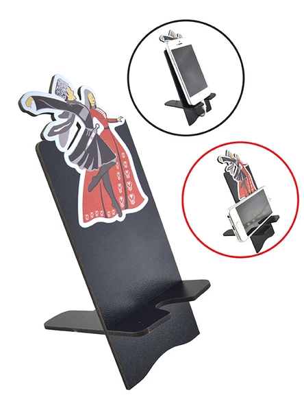 Kafkas Çerkes Oynayan Çift Telefon Tutucu - 3