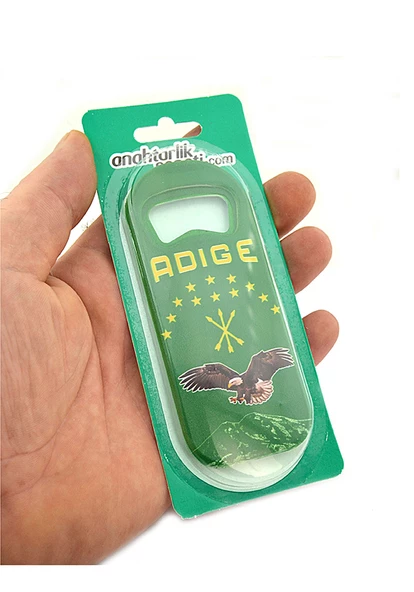 Adige - Çerkes Bayrak Baskılı Magnet Açacak - 5