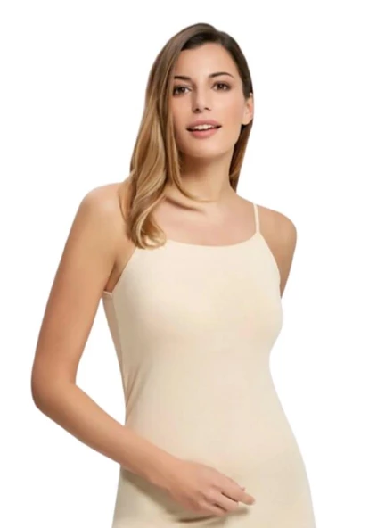 NBB 663 BAYAN LİKRALI İP ASKILI ATLET 3 ADET - Resim 5